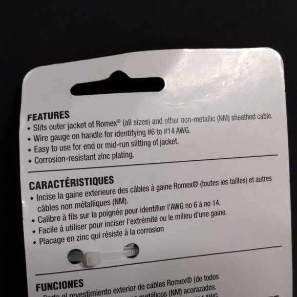 New Greenlee 0252-11 NM Cable Ripper - Picture 4 of 8